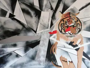 Achat tableau Le tigre de Caroline David