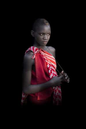 jeune garon Massai, tribu en Tanzanie