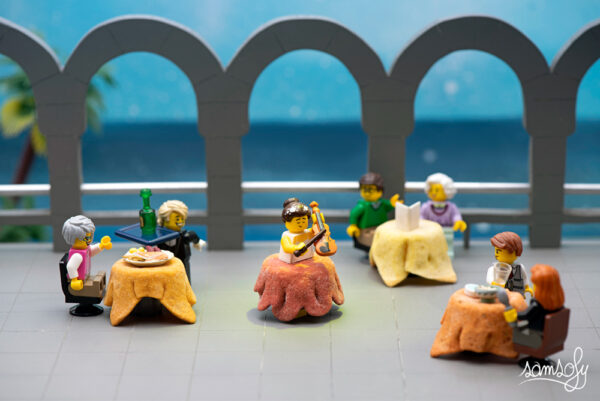 Scènes Miniatures Incroyables avec des personnages Lego par Samsofy